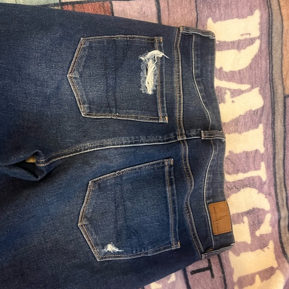 Distressed Blue Jeans - Picture 2 of 3